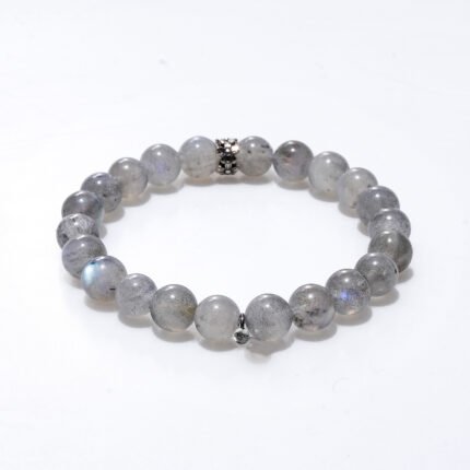 Natural Labradorite Crystal Beaded Bracelet